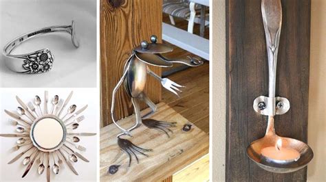 70 Fresh Ideas For Re Purposing Old Silverware Cutlery Diy Projects