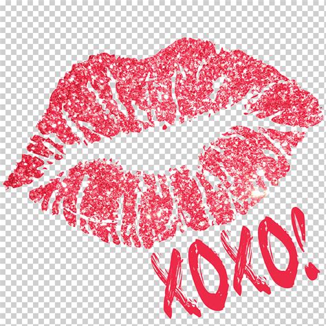 Ilustración de marca de beso rosa abrazos y besos bálsamo labial beso