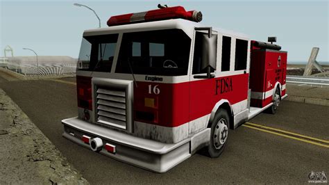 Firetruck Ivf Para Gta San Andreas