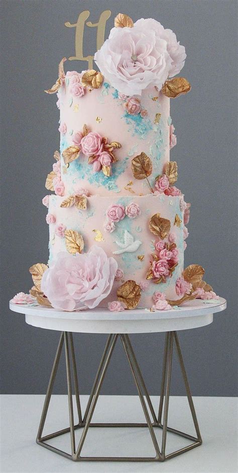 47 Cute Birthday Cakes For All Ages Elegant Pink Birthday Cake