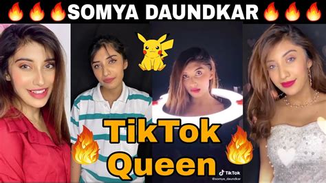 Somya Daundkar New Tik Tok Video Compilation 🔥 Pikachu Girl Latest
