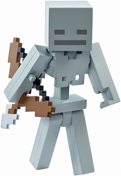 Skeleton Arrow Firing Minecraft Survival Mode Figure Minecraft Skeleton Minecraft Toys Minecraft