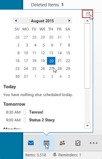 Outlook Calendar Icon Png