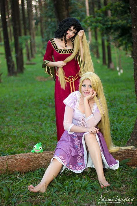 Mother Gothel And Rapunzel Rapunzel Cosplay Disney Princess Cosplay