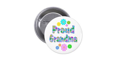 Proud Grandma Button Zazzle