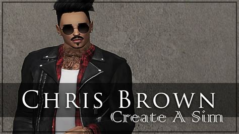 The Sims 4 Create A Sim Chris Brown Updated Youtube