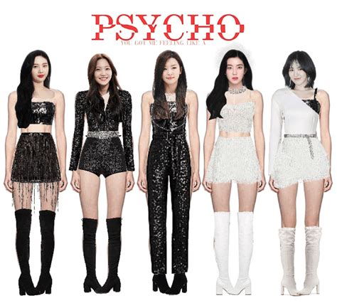 Psycho Stage Outfit Ideas In 2021 Stage Outfits Kpop Outfits Outfits