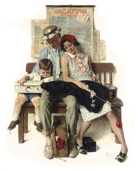 Month Of Art Day 11 Norman Rockwell Various Images Of Fatherhood