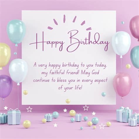 103 Christian Birthday Wishes For Friend Messages Quotes Card