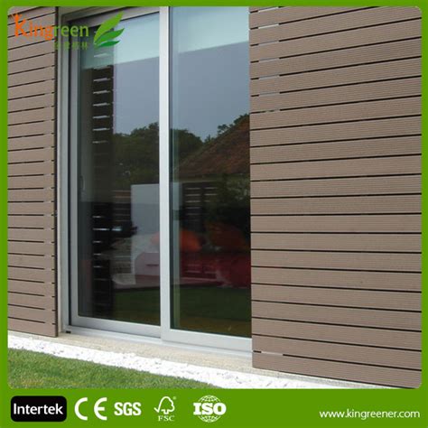 Plastic Exterior Wall Decorative Panelfire Resistant Wood