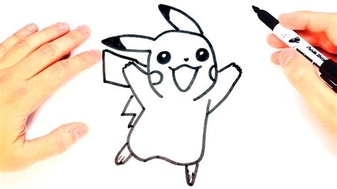 How To Draw A Pikachu For Kids Pikachu Easy Draw Tutorial Youtube