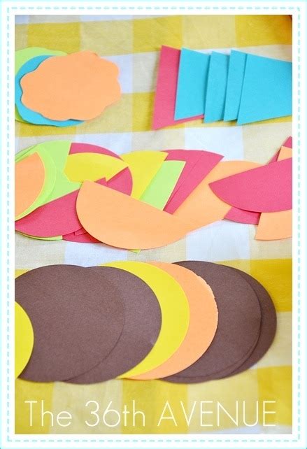 Paper Craft Food Shapes Recipe Book The 36th Avenue