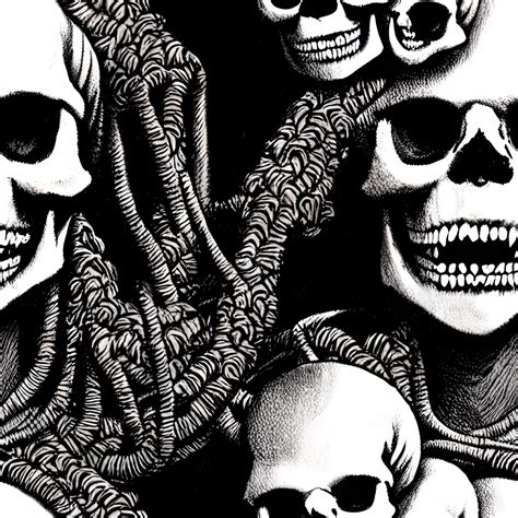 Phonk Skull Horror 90s Vaporwave Graphic · Creative Fabrica