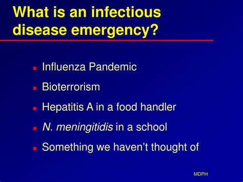 Ppt Infectious Disease Emergency Planning Lessons Learned