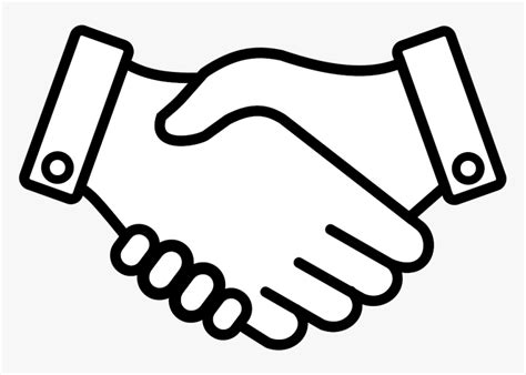 Handshake Clip Arts Shake Hand Icon Png Transparent Png Kindpng