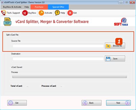 Vcard Splitter To Split Vcard Split Vcf File To Multiple