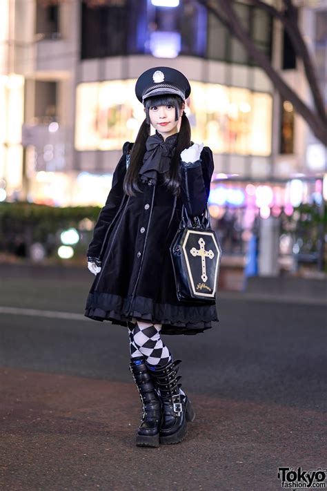 Gothic Streetwear Style In Harajuku Tokyo Fashion