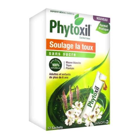 Phytoxil Toux Sirop sans Sucre sachets Cdiscount Santé Mieux vivre