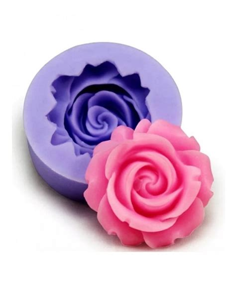 molde de silicone rosa grande para decorar rb873 mercadolivre