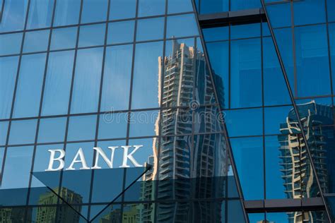 Bank Sign On Building Stock Photo Image Of Business 98949906