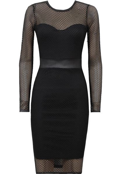 Black Netted Cutout Midi Dress Wholesale Lingeriesexy Lingeriechina