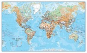 World Maps International Physical, Buy World Physical Wall Map - Mapworld