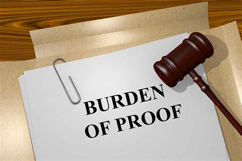 Understanding Burden Of Proof Cardinal Law