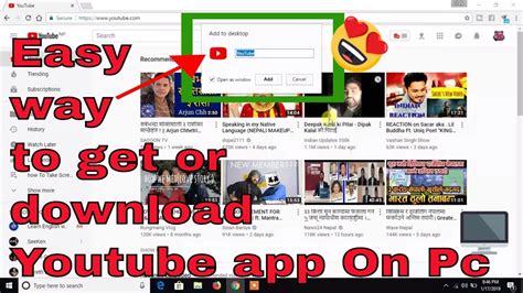 How To Download Youtube App On Pc Youtube