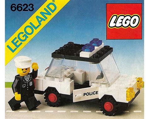 Lego Set 6623 1 Police Car 1983 Town Classic Town Rebrickable