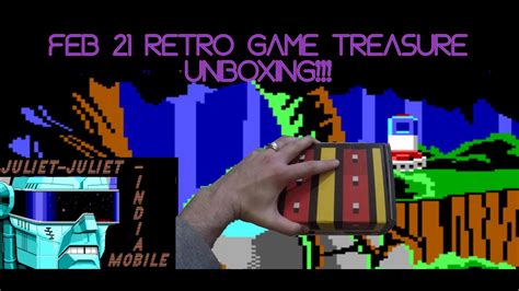 Feb 21 Retro Game Treasure Unboxing Monthly Retro Game Subscription