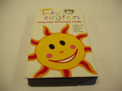 Baby Einstein Language Discovery Cards Images And Words To Teach And