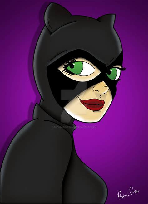 Catwoman Colored By Rafacaricaturas On Deviantart