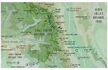 High Sierra TRAIL MAP, CANVAS WITH PUSH PINS - World Vibe Studio