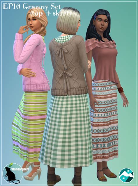 Sims 4 Maxis Match Elderly Cc Clothes Décor Fandomspot