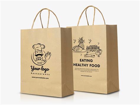 Custom Crafted Brown Paper Bags Order Online Printo In