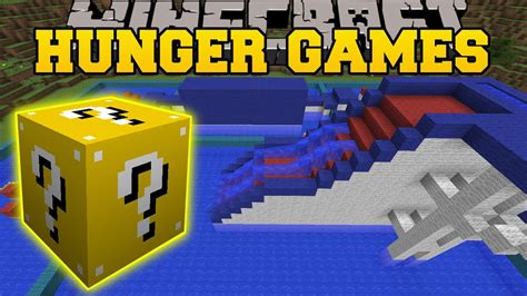 Minecraft Wipeout Hunger Games Lucky Block Mod Modded Mini Game