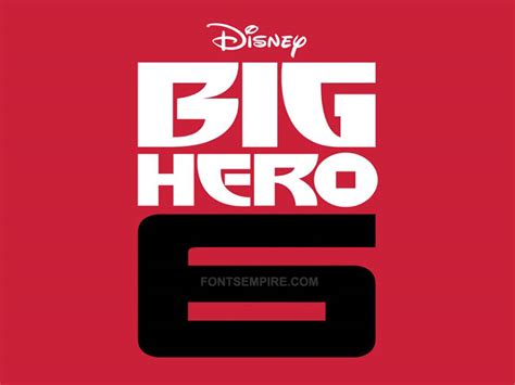 Big Hero 6 Font Download Fonts Empire