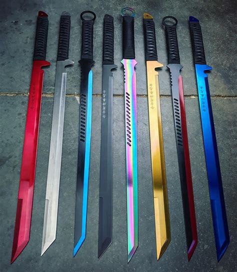 Colored Blades Swords