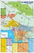Los Angeles Zip Code Map - FULL (County Areas colorized) – Otto Maps