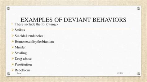 What Are The 4 Types Of Deviance Sharedoc