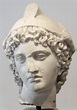 Head of Paris with Phrygian hat. Greek insular marble, Roman copy from ...