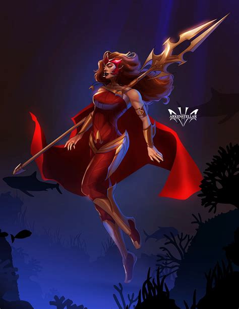Scarlet Witch By Arkenstellar On Deviantart Scarlet Witch Super Hero