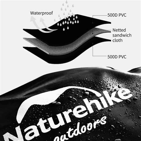 תיק ציוד דאפל אטום למים Nature Hike 120l Trek Market