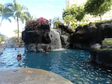 Pool With Slide Waterfall Hot Tub Picture Of Hilton Hawaiian Village