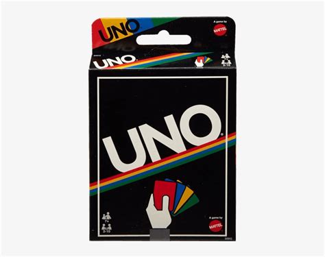 Uno Card Game Mattel Uno Card Game Retro Edition 600x600 Png