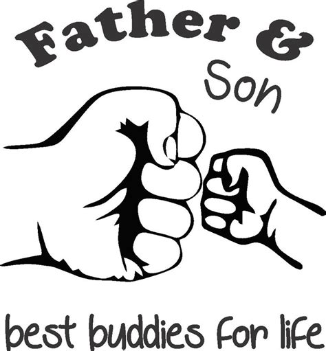 Father And Son Best Buddies For Life Svg File Etsy