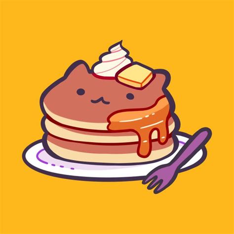 A Stack Of Pancakes Sitting On Top Of A Plate Next To A Knife And Fork