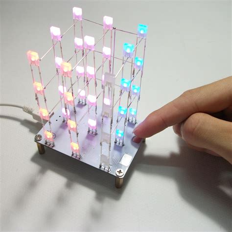 A wide variety of led kit diy options are available to you, such as lighting solutions service, lifespan (hours), and application. DIY Electronic LED Display Kit 3*3*4 Color 40pcs LEDs ...