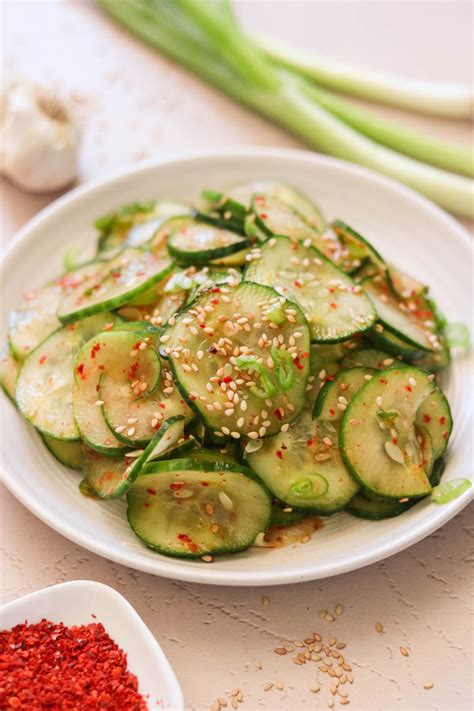 Easy Korean Cucumber Salad Oi Muchim What Great Grandma Ate