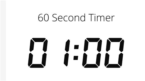 60 Second Timer Youtube
